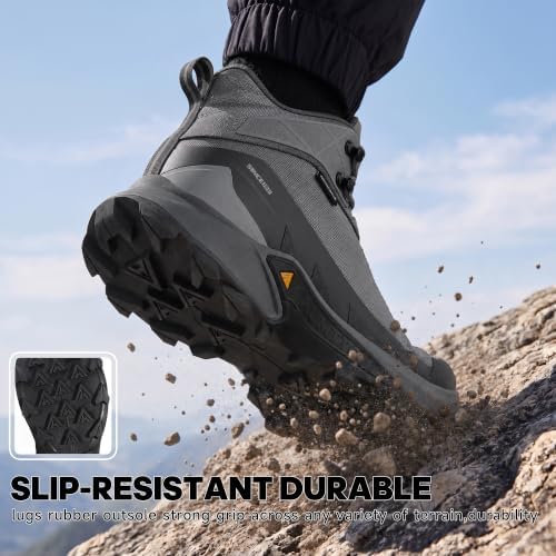 HUMTTO Men's Lightweight Waterproof-Pro Hiking Boots