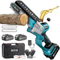 SEESII Mini Chainsaw 6 Inch Brushless, Automatic Oiler