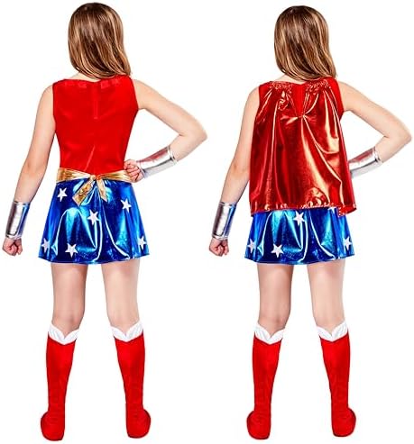 Rubies at Party City DC Comics: Wonder Woman Costume for Kids, Girls Costume