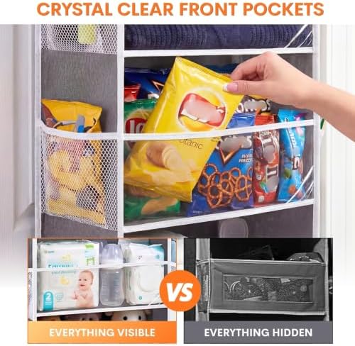 Ofiray-home Over Door Organizer with 6 Large Pockets