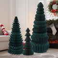 3 Pcs Large Honeycomb Christmas Tree,Classic,Green