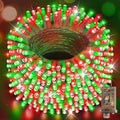 Hezbjiti 1000 LED 403 FT Christmas Lights Outdoor String Lights 8 Modes with Timer Memory Waterproof Fairy Lights Plug in for Classroom Bedroom Patio Wedding Party Holiday Xmas Decorations(Red+Green)