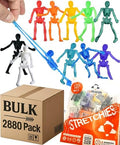 UpBrands 2880 Stretchy Skeletons Bulk Halloween Party Favors for Kids