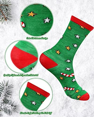 Vabean 60/120 /200 Pairs Christmas Socks Bulk for Adults