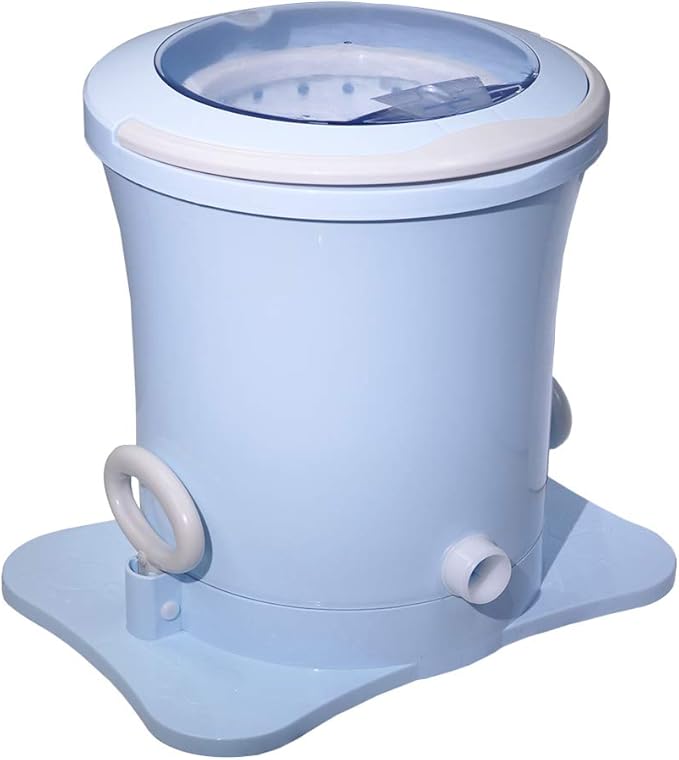 Portable Compact Spin Dryer Mini Non-Electric Manual Laundry Drying Machine Hand Powered for Camping Apartments Clothes