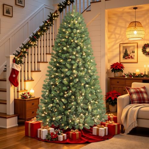 Alupssuc 7ft Classic Spruce Artificial Prelit Christmas Tree
