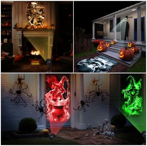 Aurelema 12 in 1 Halloween Projector Lights Outdoor 2026 Upgrade
