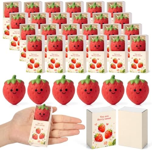 24 Sets Strawberry Gifts You are Berry Party Favors with Boxes