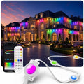 500FT RGB + IC Permanent Outdoor Lights, Smart Eave Wall Wash Light