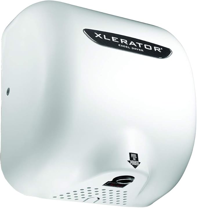 Xlerator XL - BW - High-Efficiency - Hand Dryer - BMC (Bulk Molded Compound) High-Speed Automatic Surface-Mounted 110-120 - Volt - White.