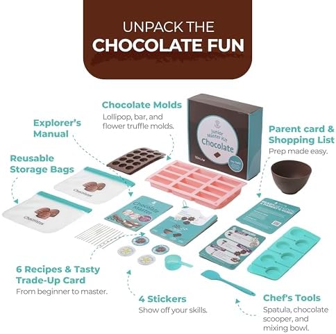 Tovla Jr. Kids Chocolate Making Kit | Real Reusable Candy Tools | Ages 6-12