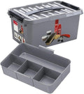 Sunware Q-Line Shoe Polish Box with Insert, Metallic Black, One Size