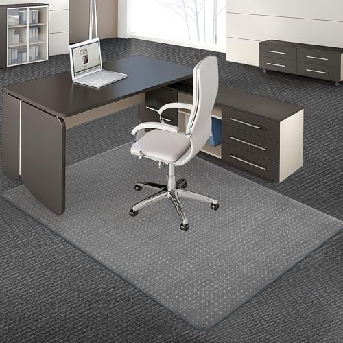 BesWin Office Chair Mat for Low Pile Carpets, 46'' x 72'' Desk Chair Mat