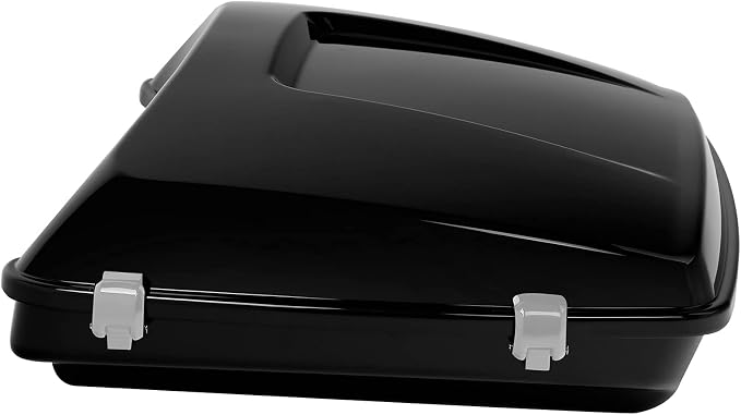 Black Earth 5.5" Razor Trunk W/Latch Key Fit For Harley Touring 2014-2025 CVO Road King Road Glide Street Glide Electra Glide Ultra Limited Pack