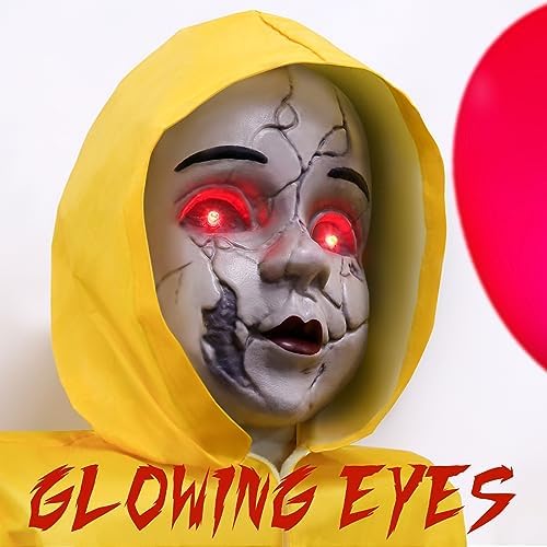 Halloween Decorations Outdoor - 4 Ft Life Size Animatronics Prop