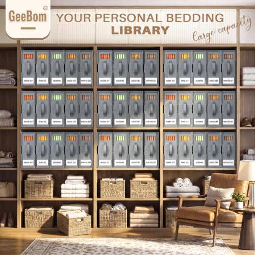 9 Pack Sheet Organizers and Storage, Bed Sheet Organizer