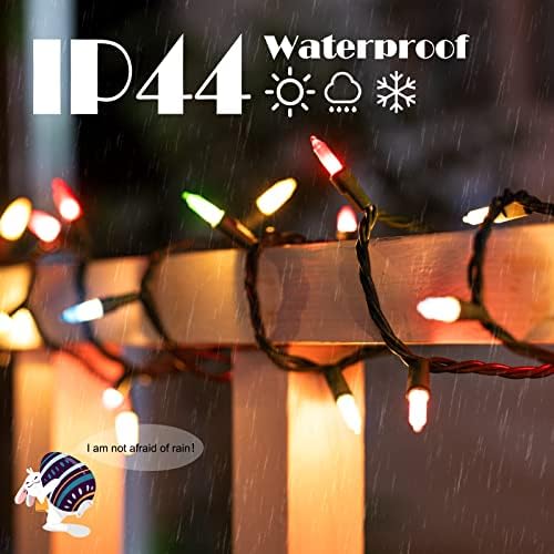 Easter Decorations Mini String Lights - 20 feet 100 Count Multicolor