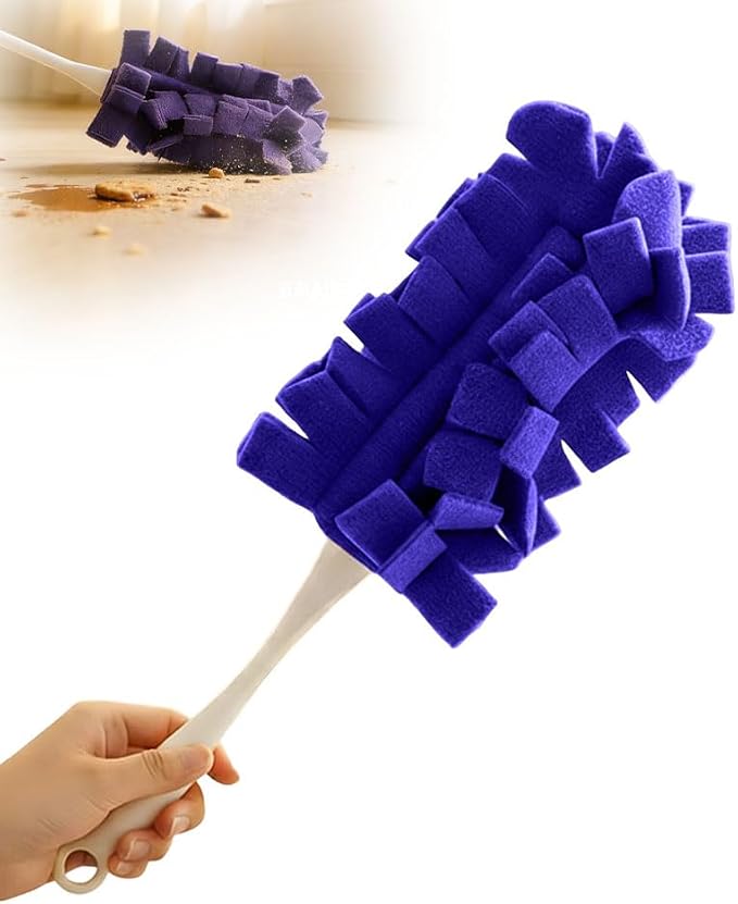 Duster Refills Reusable,2026 New 360° Fleece Duster Refills Set,Reusable Duster Pads Washable for Ceiling Fan Window Kitchen Floor Car (1, Purple)