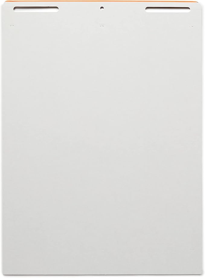 Amazon Basics Sticky Easel Pads for Presentations, Whiteboard-Compatible, 25 x 30 Inch, Rectangular, White, 4-Pack