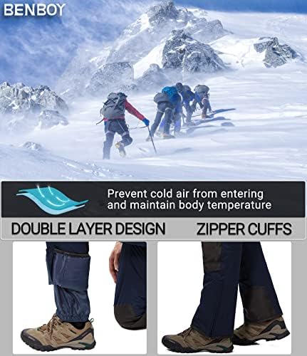BenBoy Mens Snow Bibs Ski Pants Softshell Waterproof