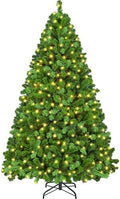 Yaheetech 6ft Prelit Artificial Christmas Tree with 250 Warm White Lights