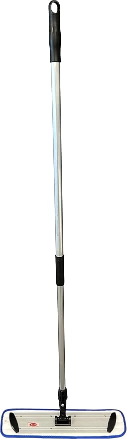 18" Microfiber Mop Pads - Hook and Loop, Washable, Wet/Dry : 12 Pack