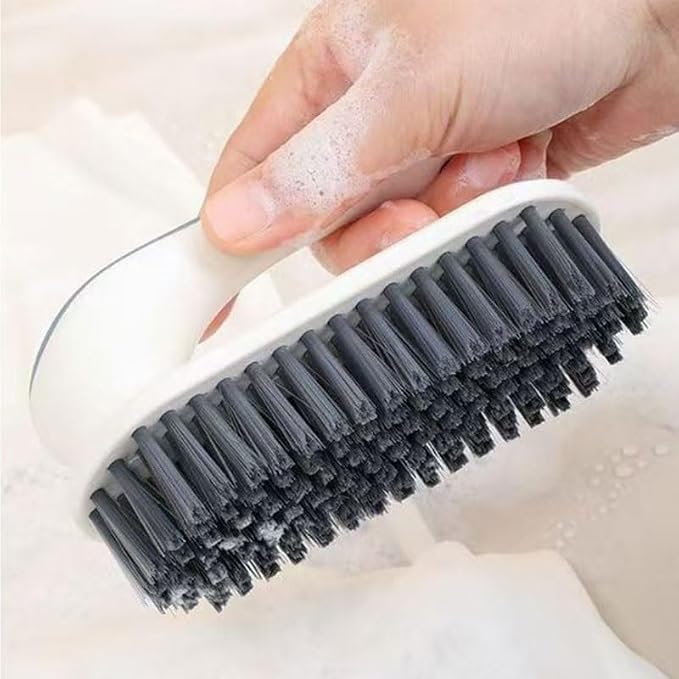 Household Shoe Brush Multi Purpose Cleaning Home Soft Bristled(Gray)