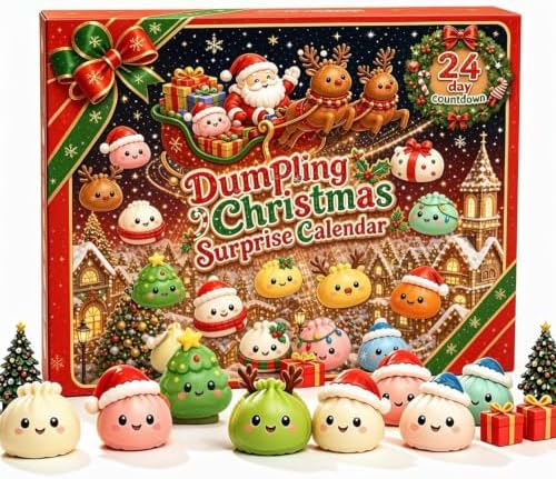 Christmas Squishies Advent Calendar 2028 Countdown for Adults