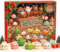 2026 Advent Calendar, Christmas Squishies advent Calendar with 24 Pieces Red