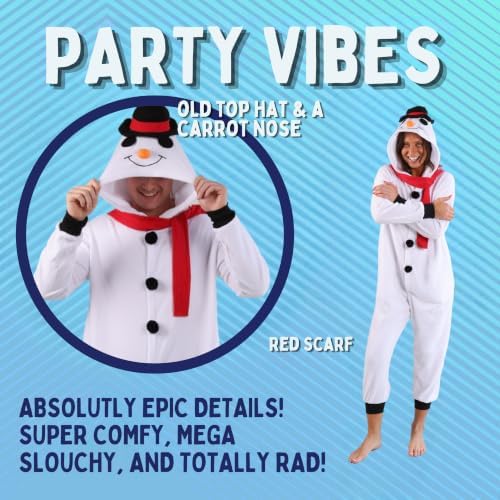 Funziez! Slim Fit Adult Onesie - Animal Costume - Plush Unisex Halloween One Piece Cosplay Suit for Women and Men