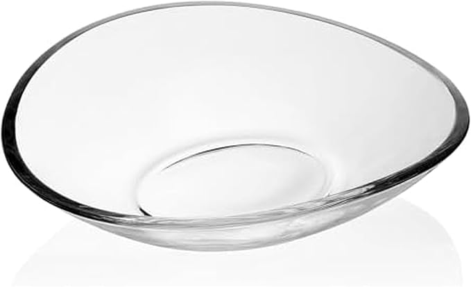 Mikasa Alister Crystal Glass Decorative Centerpiece Bowl, 13.25 inch