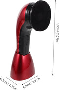 Electric Shoe Polisher Brush Machine Replacement Heads Dual Power | Fiber Sponge Plastic Set, Automatic Polishing with Interchangeable Heads, Portable Design for Office Travel