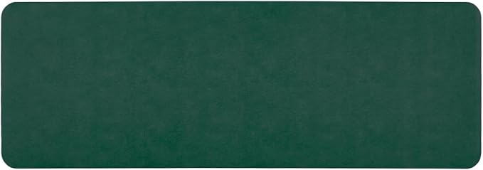 TYUU Bathroom Mat Quick Dry, Bathroom Rugs Non Slip Washable Thin Absorbent Bath Mat Fits Under Door Bathroom Floor Mat Perfect for Bath, Shower, or Sink 24"x70" Dark Green