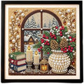 DIY Christmas Pearl Diamond Painting Art Kit Gifts Adults with Frame