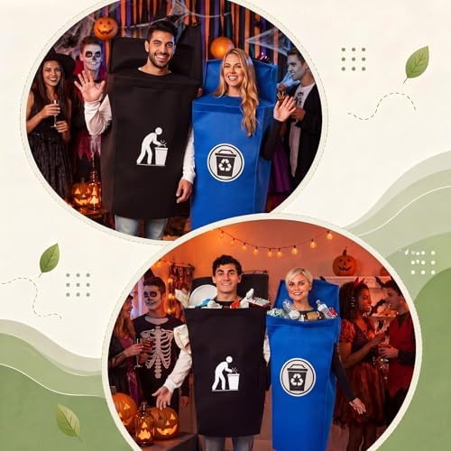 HooLing 2 Pcs Halloween Couple Costume