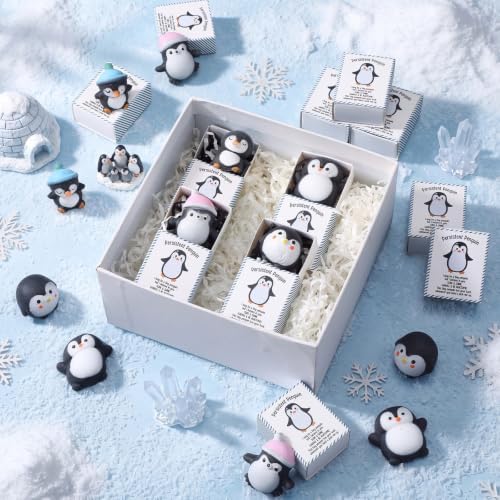 12 Sets Persistent Penguin Gifts Positive Party Favors with Boxes