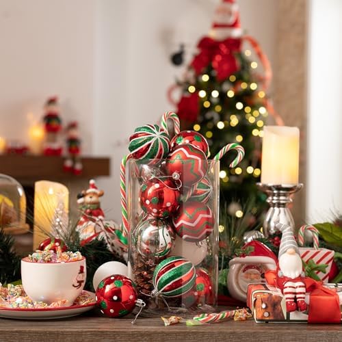 Valery Madelyn 35ct Christmas Ball Ornaments Tree Decorations 2.36 Inch