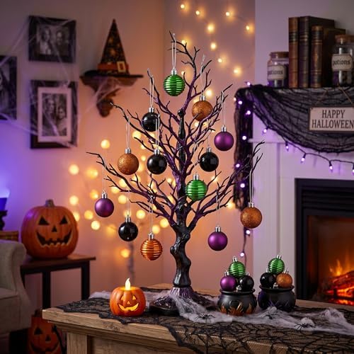 Valery Madelyn 24ct Halloween Ornaments Tree Decorations Indoor 1.6 Inch