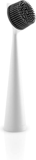 EVA SOLO | Dishbrush Silicone | Robust Washing-up Brush with a Practical & Effective Kitchen Scrubber Edge | Multipurpose Cleaning Brush | Danish Design, Functionality & Quality | Marble Grey