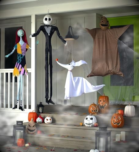 Disney The Nightmare Before Christmas Jack Skellington Light and Sound Full Size Poseable Hanging Character Decoration