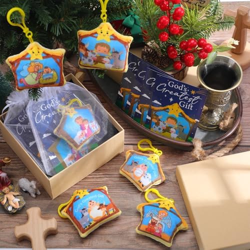 Hiboom 24 Set Christmas Religious Gift Bulk 4 Inch Nativity Baby Jesus