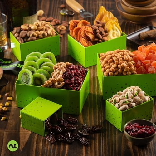 NUT CRAVINGS - Dried Fruit & Mixed Nuts Gift Basket (12 Assortments)
