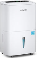 Waykar 6,500 Sq. Ft. 120 Pints 2025 Energy Star Dehumidifier for Home and Basement with Auto or Manual Drainage, Portable, Auto Defrost and Self-Drying, Ideal for Large Rooms