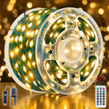 Ollny Christmas Lights Outdoor, 500 LED 164FT Warm White Fairy Lights
