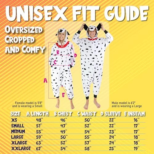 Funziez! Adult Onesie Halloween Costume Animal Dinosaur Shark Unisex Plush One Piece Cosplay Suit for Adults, Men and Women