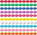 Skylety 100 Pcs Brain Balls Bulk Halloween Funny Toy Mini, 10 Colors
