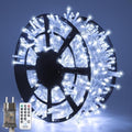 JMEXSUSS 168FT 600 LED White Christmas Lights Outdoor with Remote