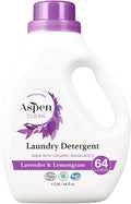 AspenClean | HE Liquid Laundry Detergent | Lavender and Lemongrass | Non - Toxic | 100% Natural | EWG Verified | Safe for Babies, Pets & Kids | 64 fl oz