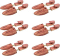 Cedar Shoe Trees for Men, Wood, Single Tube, 6 Pack, Sizes 7-14 | Red Cedar Wood Construction, Men's Sizes 7-14, Single-Tube Design for Sneakers, Boots, Workwear, and Everyday Shoe Care
