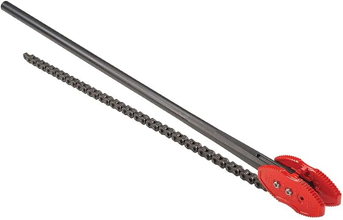 RIDGID 92685 3237 Double-End Chain Tongs, 2-inch to 12-inch Chain Pipe Wrench